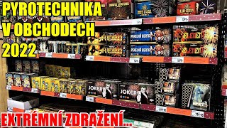 Pyrotechnika v obchodech 2022  Kaufland Lidl Penny Tesco Albert [upl. by Johna]