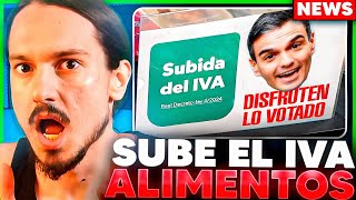 🔴Mercadona da un ZASCA al gobierno por SUBIR el IVA de los ALIMENTOS [upl. by Bradford]