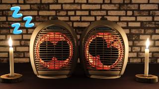 😴 Deep and Intense Twin Fan Heater Sounds with Metal Fan Noise for Easy Sleep [upl. by Amlet477]