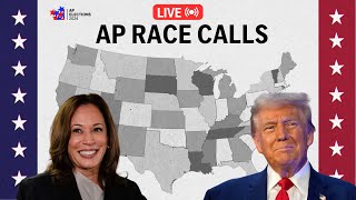 Election results LIVE AP race calls and electoral map 2024 [upl. by Pember]