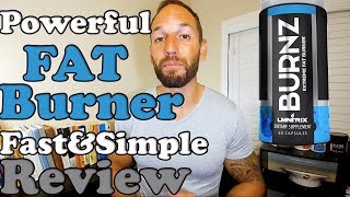 Burnz Powerful Fat Burner  Lmnitrix  Supplement Review [upl. by Shotton]