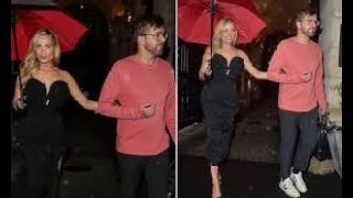 Laura Whitmore makes a rare appearance with husband Iain Stirling as he picks her up in the rain [upl. by Giefer]