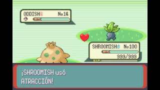 POKEMON EMERALD  SHROOMISH  ATRACCIÓN  ATTRACT [upl. by Ives]