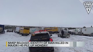 New Mexico State Police detail cause of deadly 45vehicle pileup on I40 outside of Tucumcari [upl. by Alodee387]