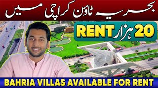 Bahria Homes  All Vilas in 1 Video  Complete Rent Details Bahria Town Karachi [upl. by Naujuj]