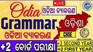 Plus Two Odia Grammar  2 Odia Grammar  Plus 2 MIL Book  chseodisha Board Exam [upl. by Nanek]