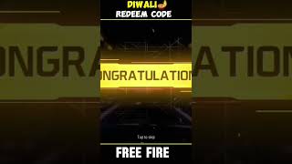 31 October dewali redeem code freefire 5milliongamer garenafreefire totalgaming freefiremax [upl. by Leander]