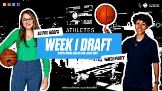 Athletes Unlimited Basketball Season 3 Week 1 Draft Watch Party [upl. by Atiugram]