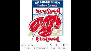 39th Annual Charlestown Seafood Festival  August 2 3 amp 4 2024  Charlestown Rhode Island [upl. by Aicertal]