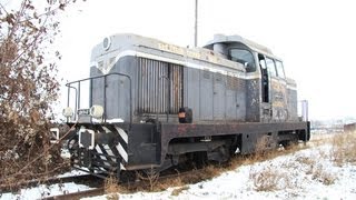 How to start a diesel engine in winter  Maybach LDH70 locomotive December 2011 [upl. by Mina730]