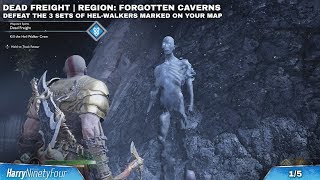 God of War  All Wayward Spirit Locations amp Favors Unfinished Business Trophy Guide [upl. by Esialb879]