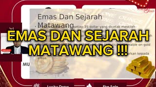 Emas dan sejarah matawang emas emas999 publicgold akaunemasgap akaungap simpananemas fypシ [upl. by Ronyam986]