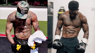 Gervonta Davis NEW PHYSIQUE FLEXING on Frank Martin Shredded ahead of their Fight [upl. by Dolloff]