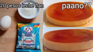 PINAKAMURANG LECHE FLAN ANG SARAP SWAK SA BUDGETEASY DESSERT [upl. by Reffinnej927]