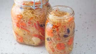 How to Make Papaya Atchara Pickled Papaya [upl. by Lipman615]