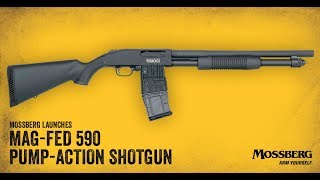 Mossberg 590M  20 Round Capacity 12 Gauge  First Look [upl. by Ehtiaf]