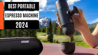 TOP 5 Best Portable Espresso Machine 2024 [upl. by Ynaffat]