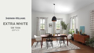 March 2020 Color of the Month Extra White  SherwinWilliams [upl. by Geordie]