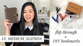 LOUIS VUITTON MEDIUM MM AGENDA  FLIP THROUGH  HOW I ORGANIZE MY AGENDA 2021 [upl. by Eillen]