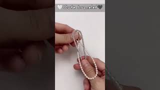 DIY cute braceletdiy trend youtubeshorts mein agar kahun [upl. by Dulcie]