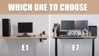 E1 or E7 Pick the right FlexiSpot standing desk for you [upl. by Meehaf157]