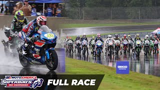 MotoAmerica Supersport Race 1 at Alabama 2021 [upl. by Acinyt]