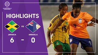 Concacaf Womens Under20 Championship 2023 Highlights  Jamaica vs Anguilla [upl. by Loria]