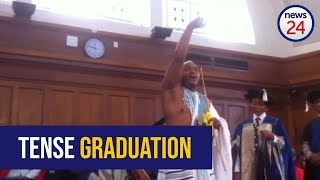 WATCH Max Price exploits us – Chumani Maxwele hauled off UCT graduation stage [upl. by Kling]