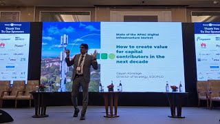 Gayan Koralage Presentation at TowerXchange Meetup Asia 2023 [upl. by Araf]