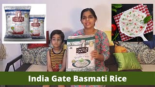 India Gate Basmati Rice Regular Choice Review in Hindi [upl. by Eugnimod680]