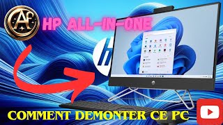 PC de bureau HP AllinOne COMMENT DEMONTER LE PC [upl. by Lenee]