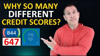 Why your credit scores are different from each other  How so many FICO VantageScore scores happen [upl. by Azriel]