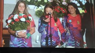 Ofrenda Floral a la Virgen de la Encina en las Fiestas 2024 de Hoyo de Manzanares [upl. by Cornelius868]