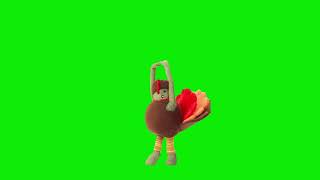 Dancing Turkey meme green screen [upl. by Aneetak]