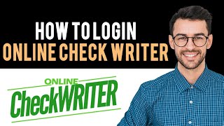 ✅ How to Create Online Check Writer Account Full Guide [upl. by Pacifica]