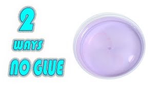 2 DIY CLEAR SLIME RECIPES MUST WATCH NO GLUE NO BORAX [upl. by Nnauol]