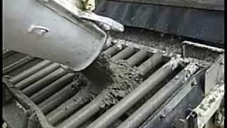 Concrete Being Pumped Using a Round Bar Grate [upl. by Werra]