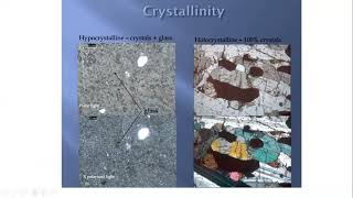 Igneous Petrography amp Types of Igneous Textures Part 1 [upl. by Kiker702]