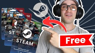 Tutorial How to Get Real STEAM Gift Card Codes FOR FREE 100 Gift Cards No CC Required [upl. by Laure]