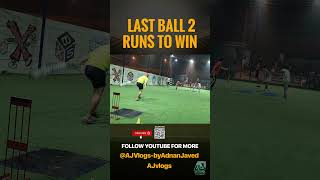 2 Runs To Win in 1 Ball 🔥 cricket ajvlogs trending [upl. by Ykcaj]