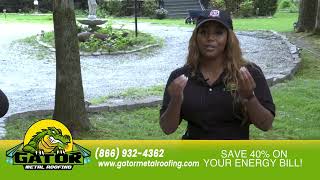 Black Metal Roof Review with Gator Metal Roofing in Raleigh [upl. by Tristram980]