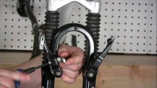 Installing V Brakes on a bicycle [upl. by Renae]