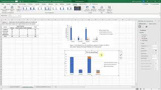 Excel  diagramme à bandes empiléeschevauchées [upl. by Leynad]