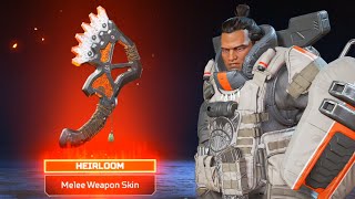 I FINALLY GOT THE FIERY GIBRALTAR HEIRLOOM BOIS in apex legends [upl. by Noval64]