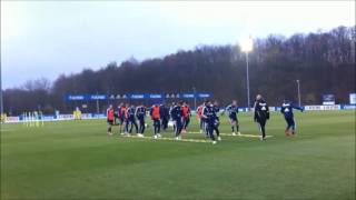 FC Schalke Training mit Koordinationsleitern [upl. by Rebmetpes103]