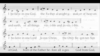 Credo I  ICEL Chant  New Translation of the Roman Missal [upl. by Yeleen]