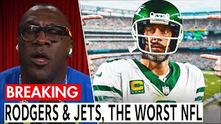 Jets the WORST TEAM Aaron Rodgers has end of his Career  Shannon rips Jets dropped 5 straight game [upl. by Oyam334]