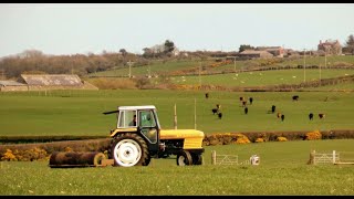 Rolling the Pasture with Vintage Leyland 602  TwoWheel Drive [upl. by Gradey247]