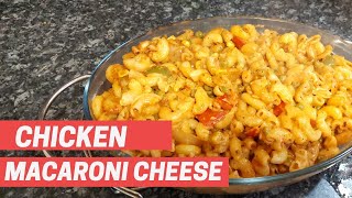 chicken macaroni cheese recipe  Life in UK [upl. by Siuluj]