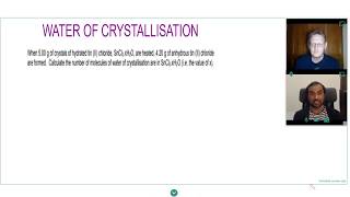 WATER OF CRYSTALLISATION QUESTIONS [upl. by Dahle]